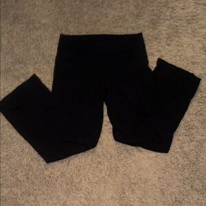 Athleta Black Flare Leggings